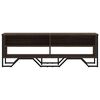 vidaXL Meuble TV ch&ecirc;ne marron 122x34x41 cm bois d'ing&eacute;nierie