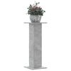 vidaXL Supports pour plantes 2 pcs gris b&eacute;ton bois d'ing&eacute;nierie
