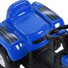 vidaXL Tracteur avec p&eacute;dales pour enfants Bleu