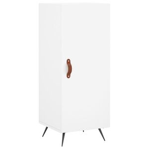 vidaXL Buffet blanc 34,5x34x90 cm bois d'ing&eacute;nierie