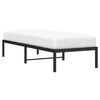 vidaXL Cadre de lit m&eacute;tal noir 80x200 cm