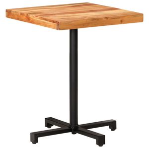 vidaXL Table de bistro Carr&eacute;e 60x60x75 cm Bois d'acacia massif
