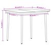 vidaXL Ensemble &agrave; manger de jardin 5 pcs Ch&ecirc;ne