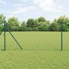 vidaXL Poteau de cl&ocirc;ture. 52 pcs Vert 3,2 x 3,2 x 150 cm