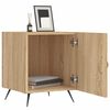 vidaXL Table de chevet ch&ecirc;ne sonoma 40x40x50 cm bois d&rsquo;ing&eacute;nierie