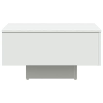 vidaXL Table basse Blanc 60x60x31,5 cm Aggloméré