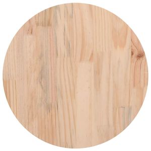 vidaXL Dessus de table rond &Oslash;30x3 cm bois de pin massif