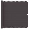 vidaXL &Eacute;cran de balcon Anthracite 75 x 700 cm HDPE et Aluminium