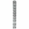 vidaXL Cl&ocirc;ture de prairie Argent&eacute; 50 x 1 m Acier galvanis&eacute;