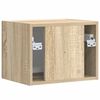 vidaXL Meuble TV mural Sonoma 60 x 31 x 29.5 cm Bois d'ing&eacute;nierie