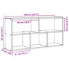 vidaXL &Eacute;tag&egrave;re murale blanc 100x25x50 cm bois d'ing&eacute;nierie