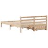 vidaXL Cadre de lit sans matelas 140x200 cm bois massif de pin