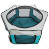 TRIXIE Enclos pour petits animaux 150x65 cm Turquoise et gris clair