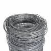 vidaXL Cl&ocirc;ture de jardin acier galvanis&eacute; 50 m 80 cm
