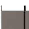 vidaXL Cloison de s&eacute;paration 4 panneaux Anthracite 200x180 cm Tissu