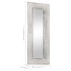 vidaXL Miroir de style aviation 110x50 cm M&eacute;tal