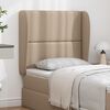 vidaXL Oreille de t&ecirc;te de lit Marron 80 x 23 x 6 cm PVC