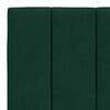 vidaXL Lit avec matelas Hanko vert fonc&eacute; 180x200 cm velours