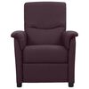 vidaXL Fauteuil de massage Violet Tissu
