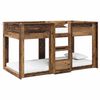 vidaXL Lit Superpos&eacute; pour Enfants Bois ancien 100 x 200 cm