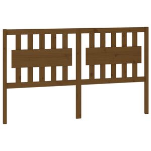 vidaXL T&ecirc;te de lit Marron miel 155,5x4x100 cm Bois massif de pin