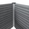 vidaXL Lit sur&eacute;lev&eacute; de jardin WPC 100x100x91 cm Gris