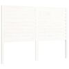 vidaXL Cadre de lit sans matelas blanc 120x200 cm bois massif