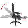 vidaXL Chaise de Gaming Gris 70 x 71 x 136 cm Simili cuir