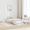 vidaXL Cadre de lit Blanc 90 x 190 cm bois