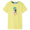 T-shirt pour enfants jaune 140