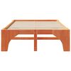 vidaXL Cadre de lit Marron 140 x 190 cm Pin massif