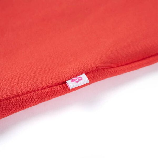 T-shirt pour enfants rouge 128