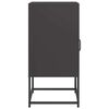 vidaXL Table de chevet noir 36x39x78 cm acier lamin&eacute; &agrave; froid