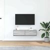 vidaXL Meuble TV Sonoma gris 100 x 31 x 25.5 cm Bois d'ing&eacute;nierie