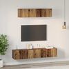 vidaXL Ensemble meuble TV 4 pcs Bois Ancien Bois d'ing&eacute;nierie
