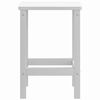 vidaXL Table de jardin Adirondack Blanc 38x38x46 cm PEHD