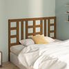 vidaXL T&ecirc;te de lit Marron miel 146x4x100 cm Bois massif de pin