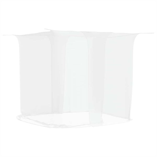 vidaXL Moustiquaire suspendue 156 maille blanc 220x150x180 cm