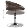 vidaXL Tabouret de bar Marron Similicuir