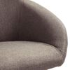 vidaXL Chaises &agrave; manger lot de 6 taupe tissu