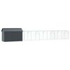 vidaXL Cage pour oiseaux avec stockage Anthracite 821,5 x 111 x 142 cm