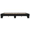 vidaXL Cadre de lit sans matelas noir 200x200 cm