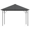 vidaXL Belv&eacute;d&egrave;re avec toit 3x3 m Anthracite
