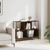 vidaXL Bibliothèque chêne marron 102x28x77,5 cm bois d'ingénierie