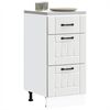 vidaXL Armoire de cuisine Lucca blanc bois d'ing&eacute;nierie