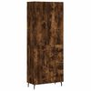 vidaXL Buffet haut Ch&ecirc;ne fum&eacute; 69,5x34x180 cm Bois d'ing&eacute;nierie