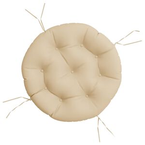 vidaXL Coussin rond beige &Oslash; 60 x11 cm tissu oxford
