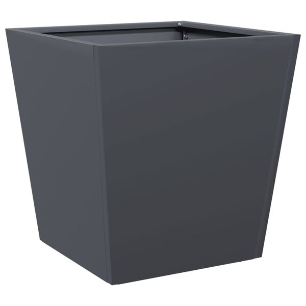 vidaXL Jardini&egrave;re anthracite 40x40x40 cm acier