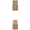 vidaXL Ensemble meuble TV 7 pcs ch&ecirc;ne artisanal 60 x 30 x 30 cm