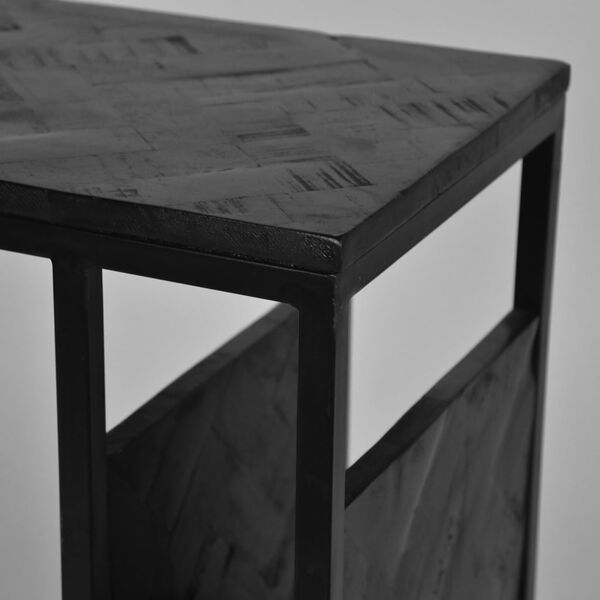 LABEL51 Table pour ordinateur portable Shift 50x35x62 cm Chevron noir